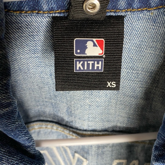 Kith MLB New York Yankees Denim Jacket and Vest Size XS - Picture 4 of 9